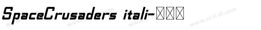 SpaceCrusaders itali字体转换 SpaceCrusaders itali字体转换